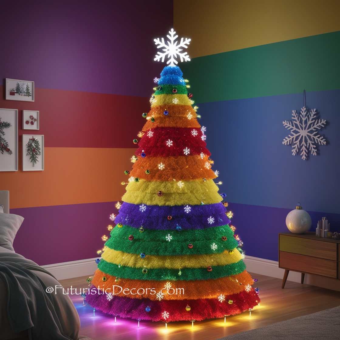 Rainbow Christmas Tree