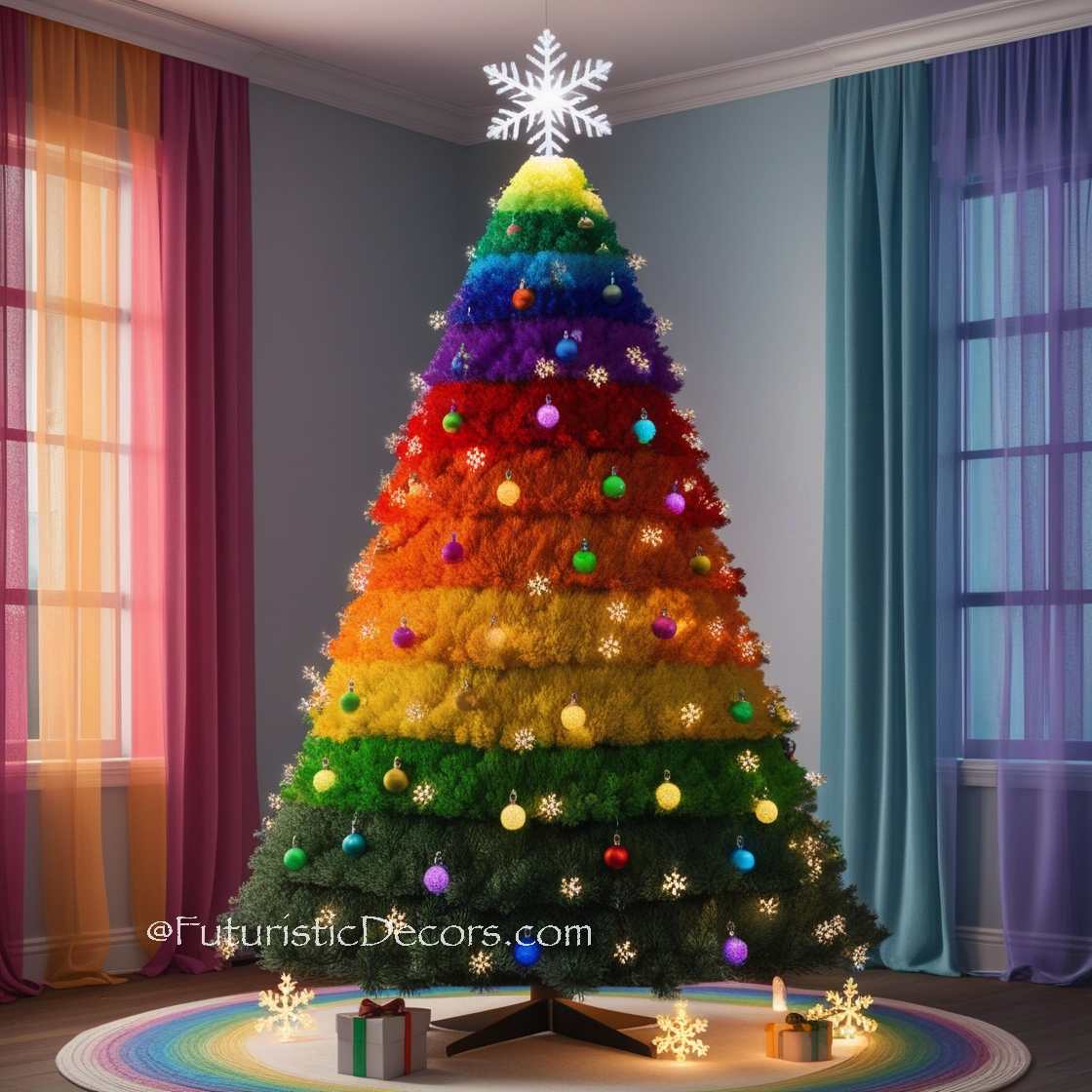 Rainbow Christmas Tree