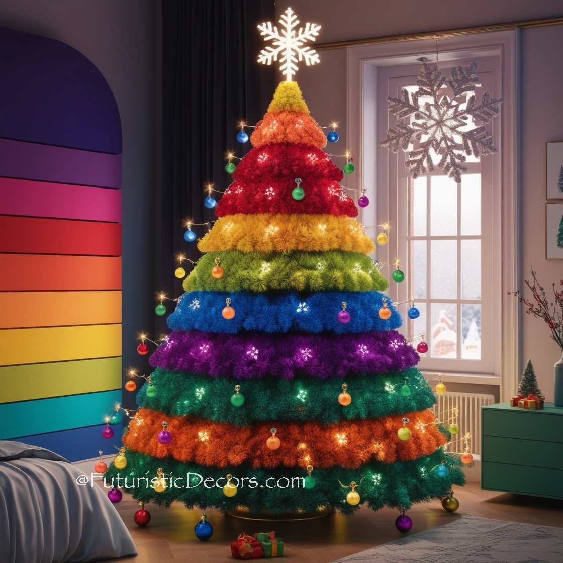 Rainbow Christmas Tree