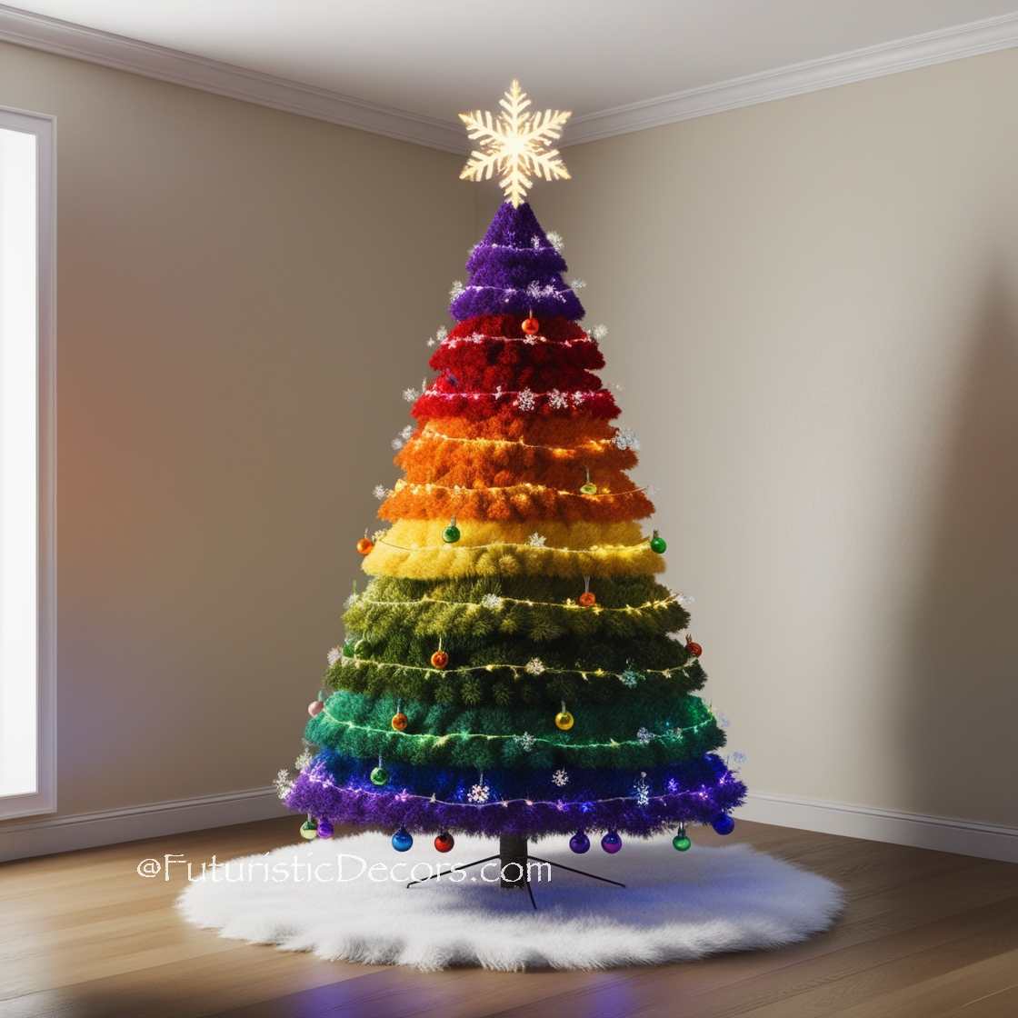 Rainbow Christmas Tree