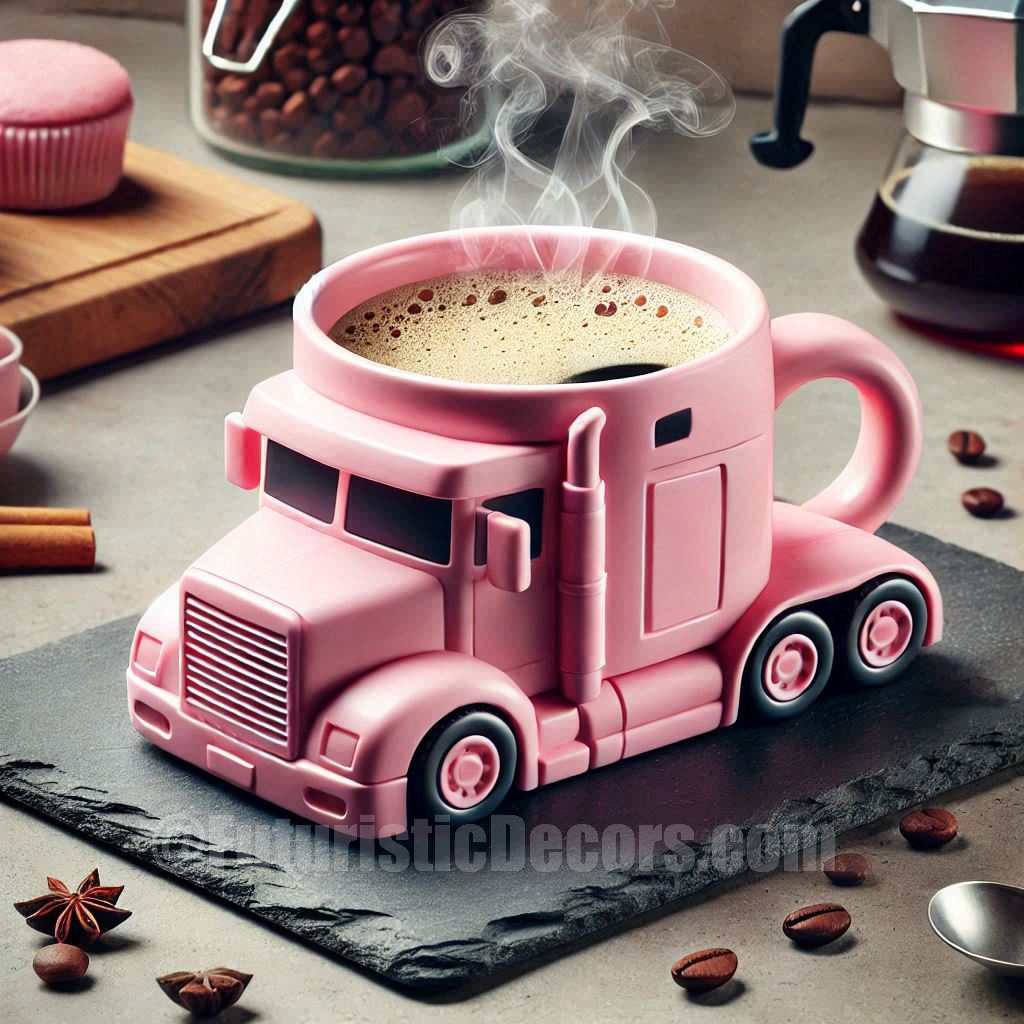 Semi Truck shaped Coffee Mug