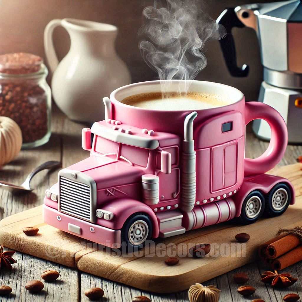 Semi Truck shaped Coffee Mug