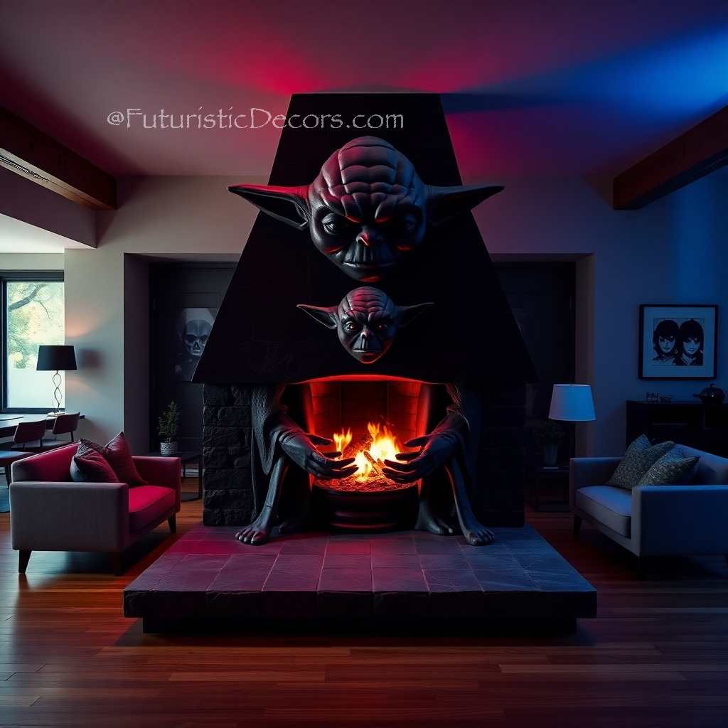 Star Wars fireplaces