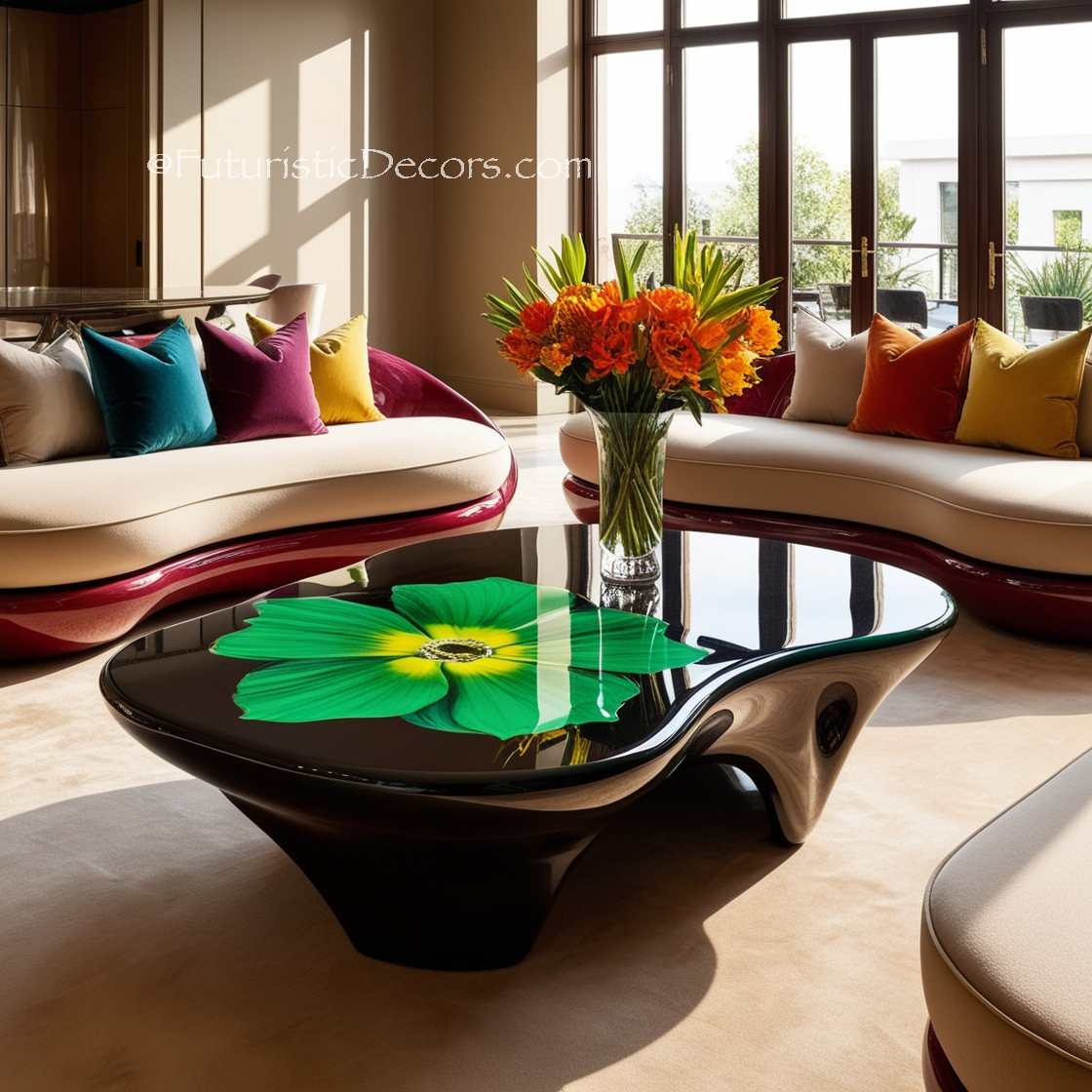 Stunning Epoxy Flower Tables