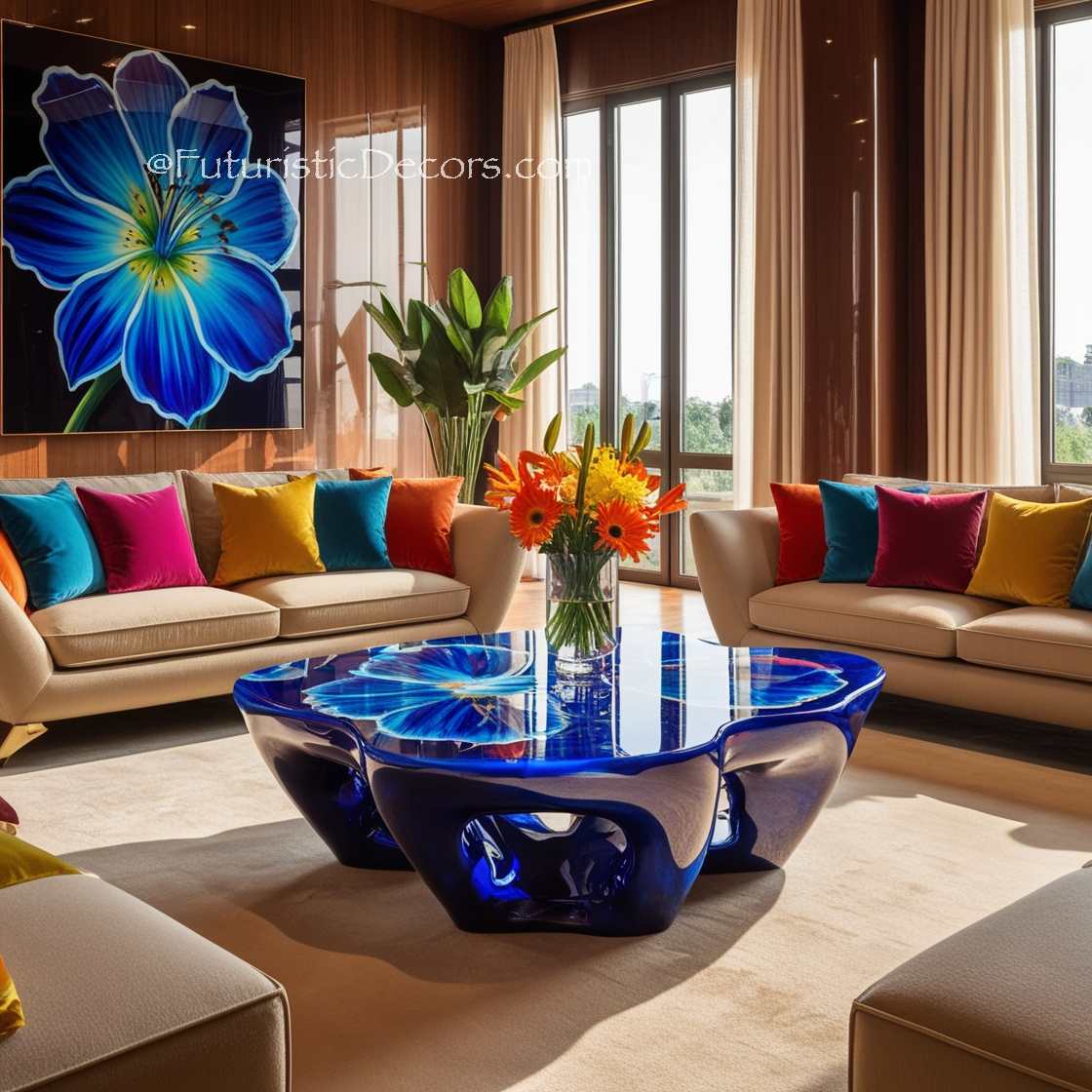 Stunning Epoxy Flower Tables