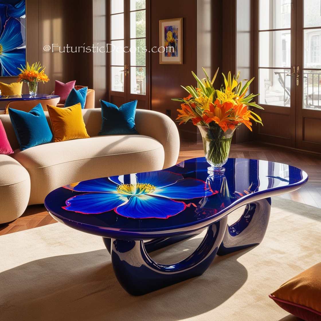 Stunning Epoxy Flower Tables