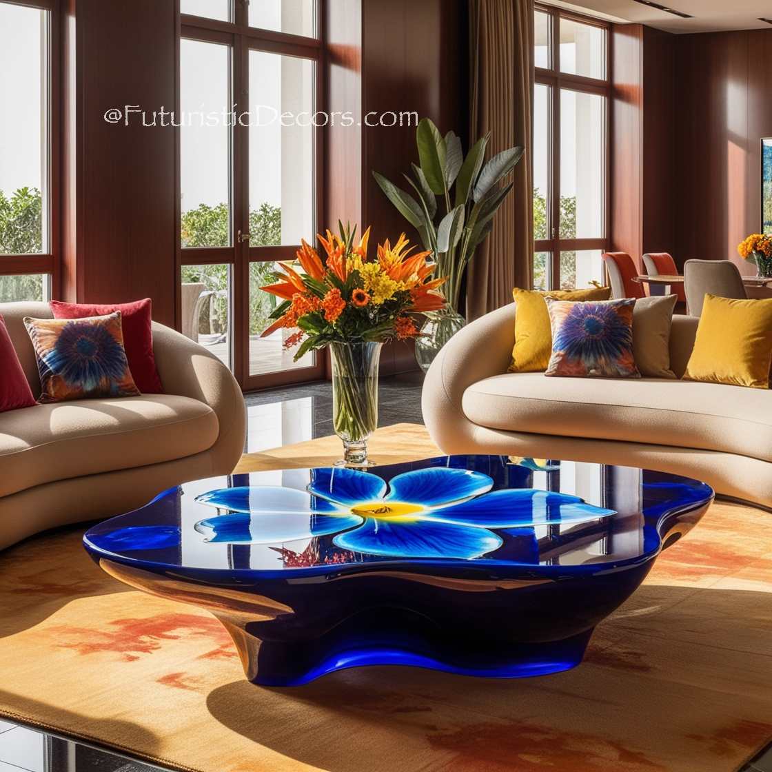 Stunning Epoxy Flower Tables