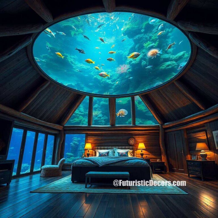 Transform Your Space With An Overhead Aquarium Bedroom For Ultimate