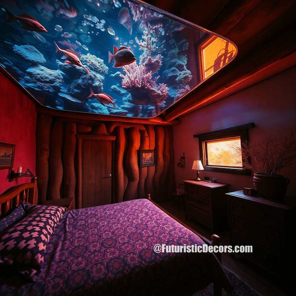 Overhead Aquarium Bedrooms