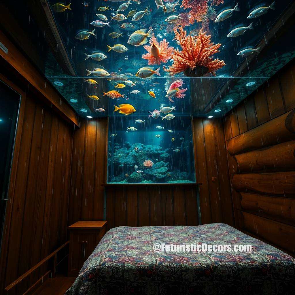 Overhead Aquarium Bedrooms