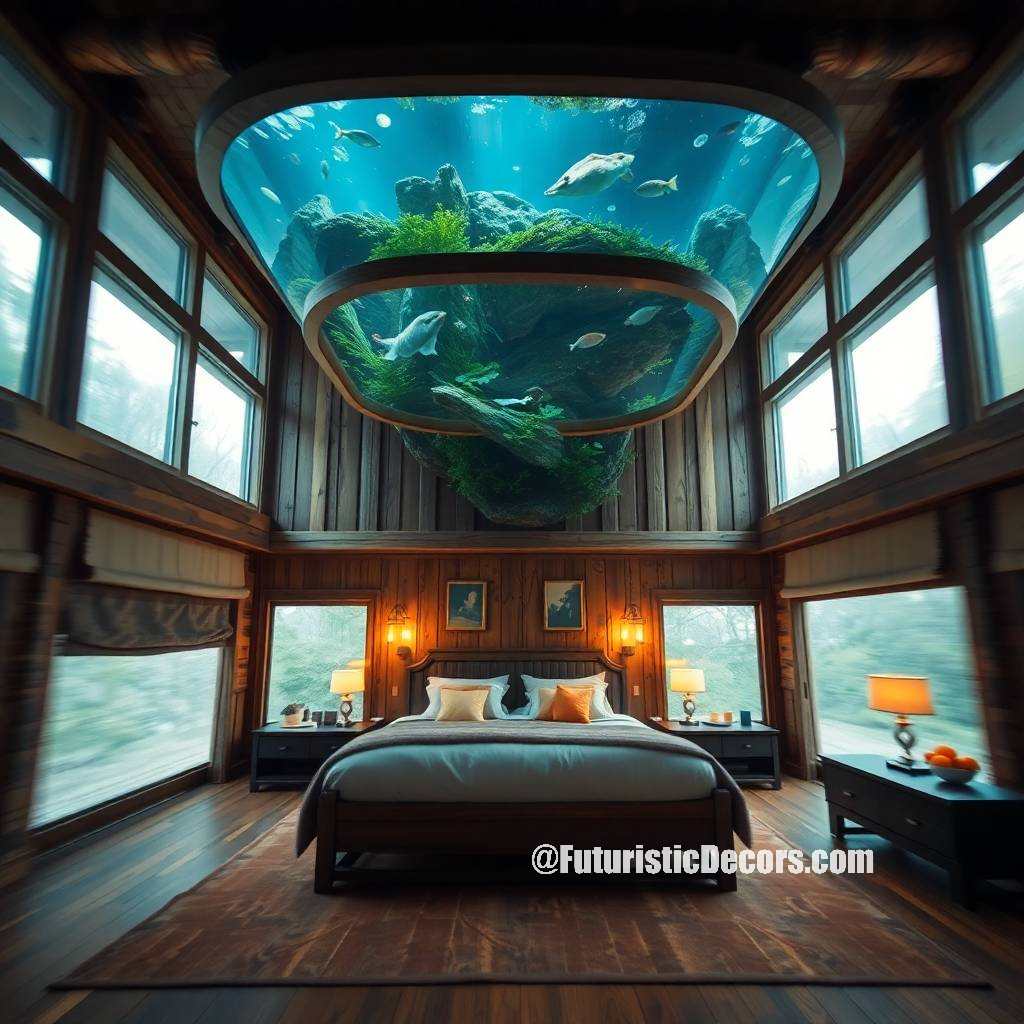 Overhead Aquarium Bedrooms