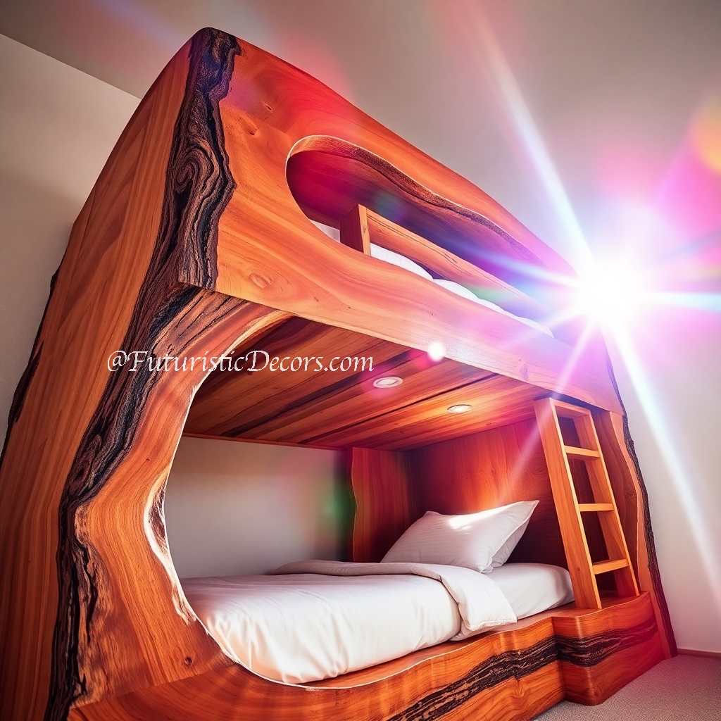 Tree Trunk Bunk Bed