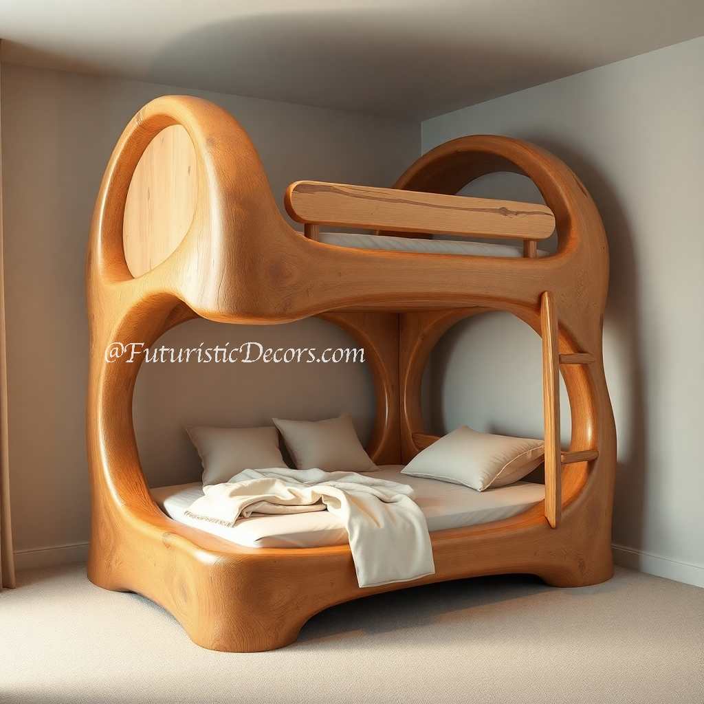 Tree Trunk Bunk Bed