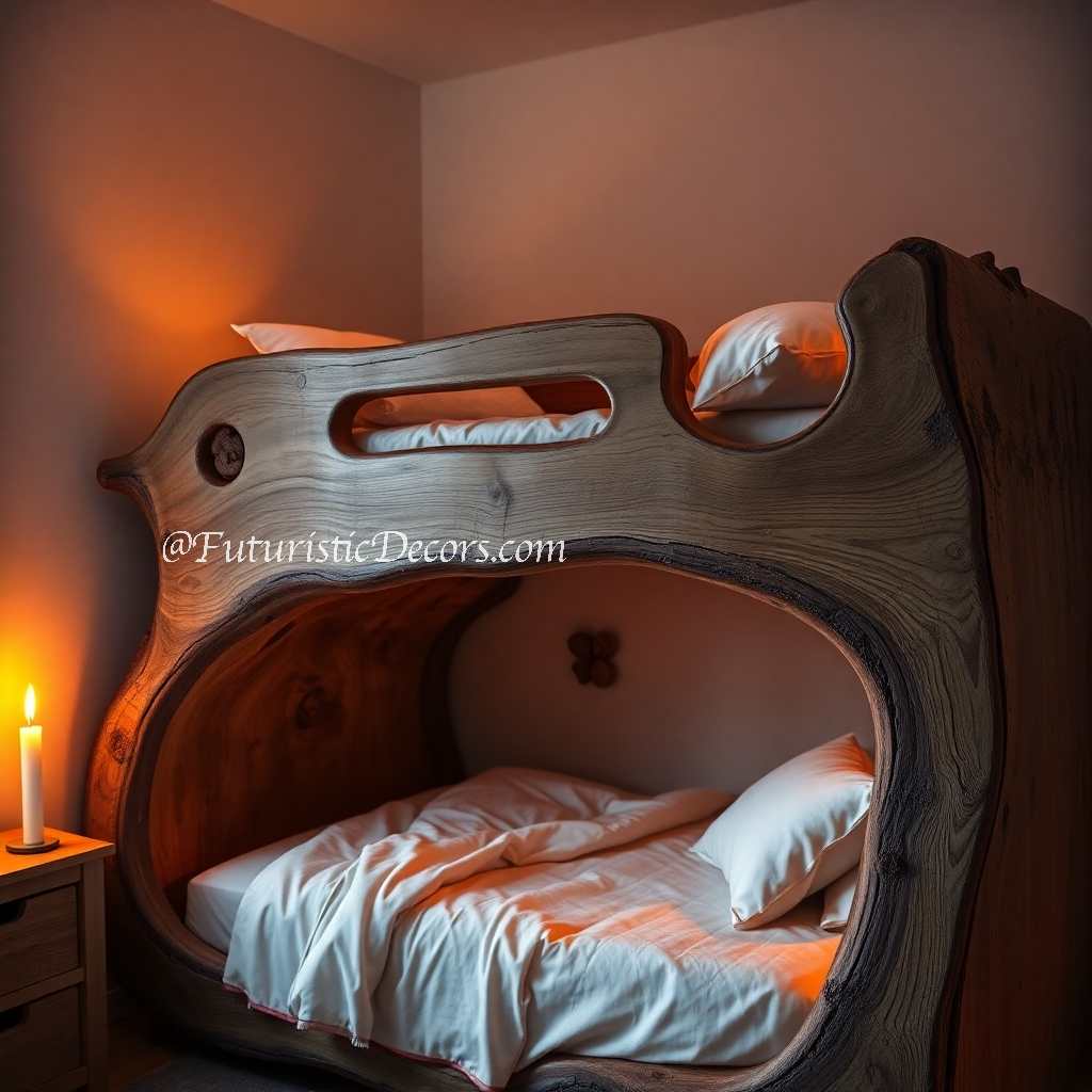 Tree Trunk Bunk Bed