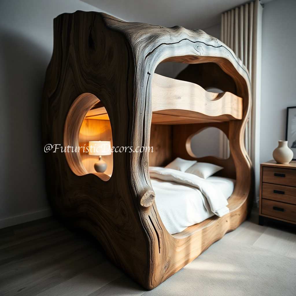 Tree Trunk Bunk Bed