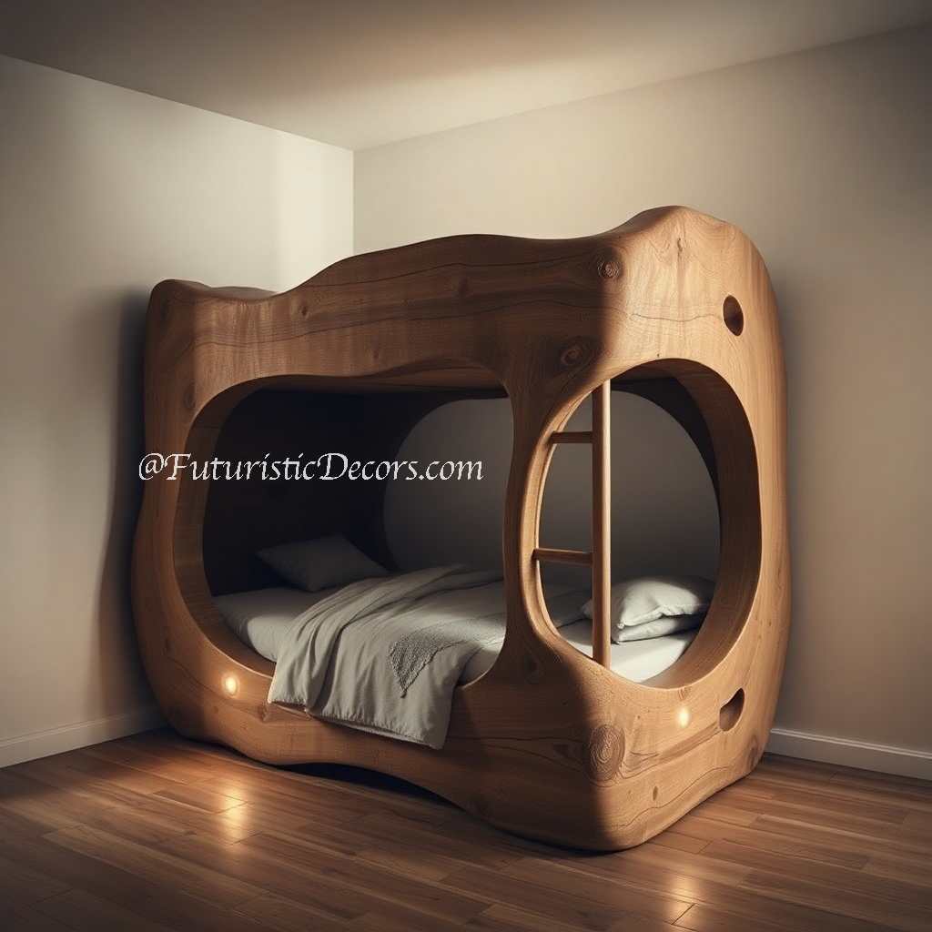 Tree Trunk Bunk Bed