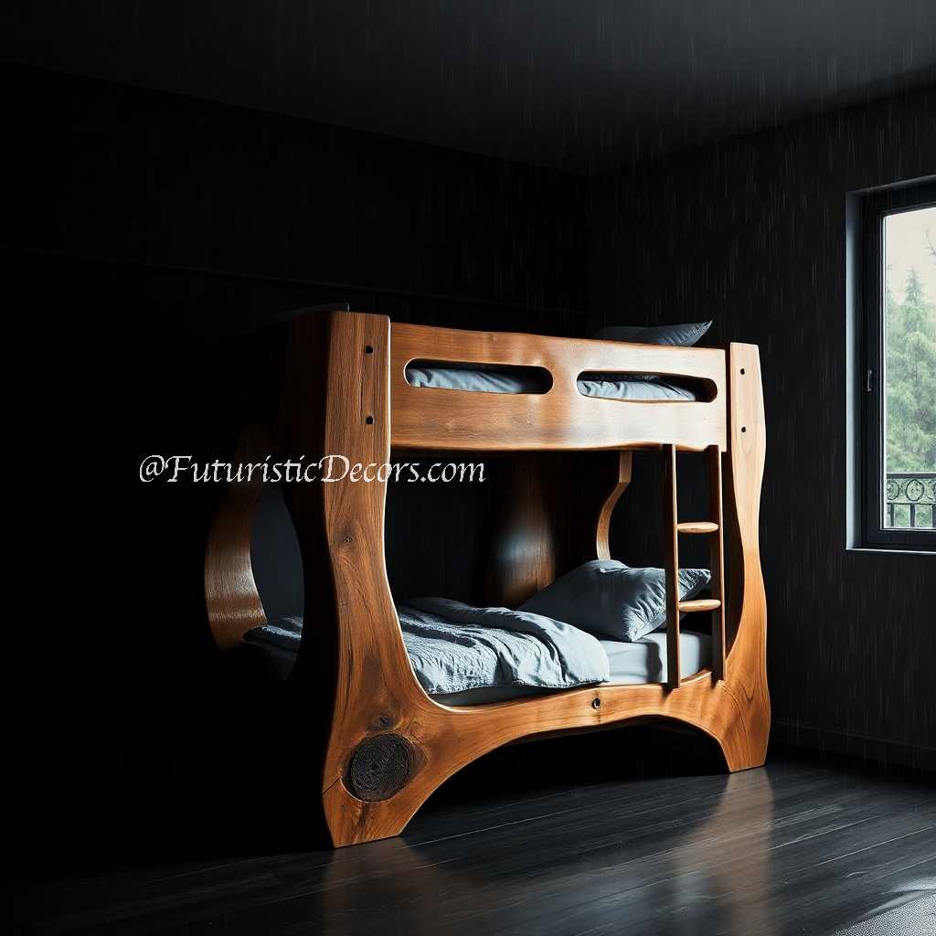 Tree Trunk Bunk Bed