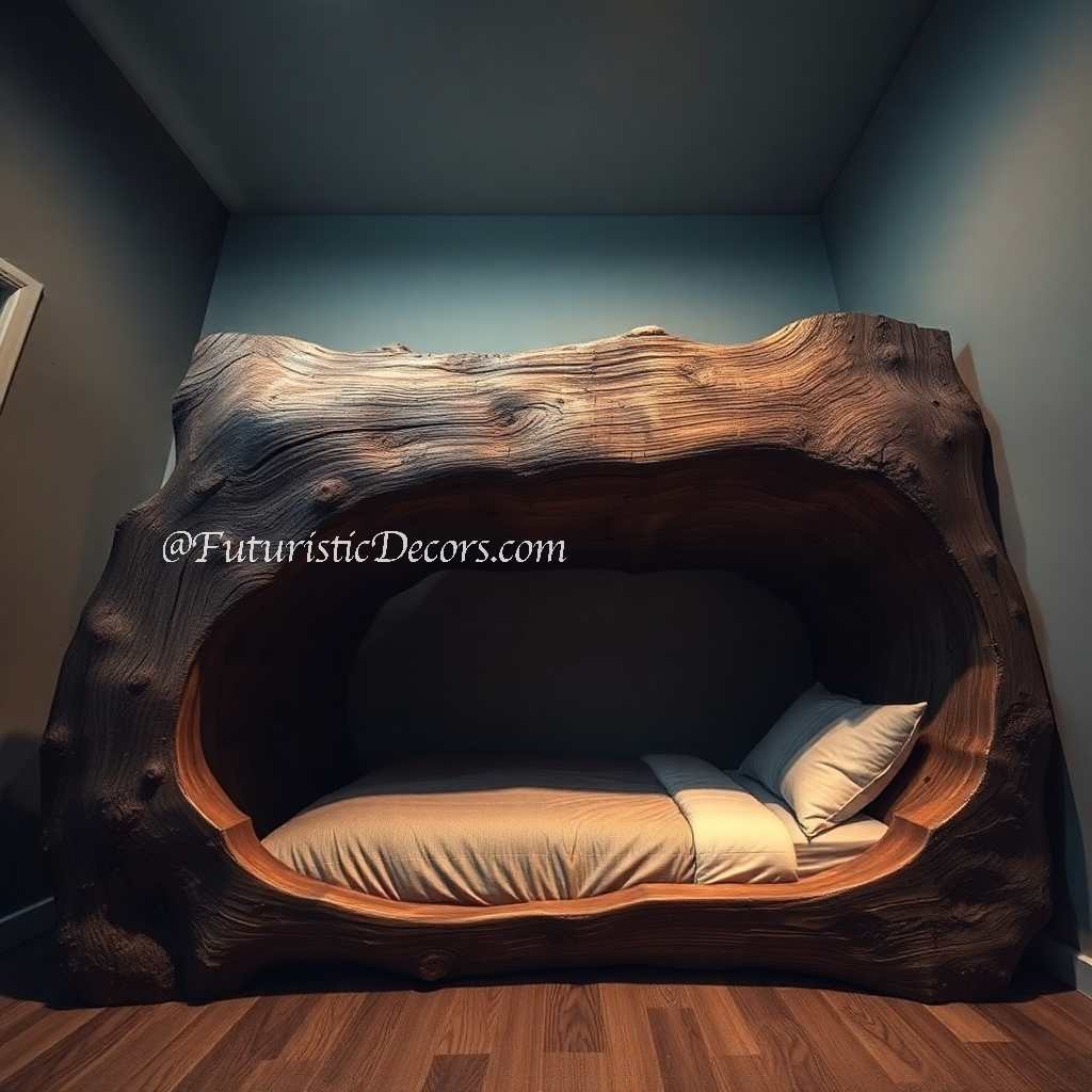 Tree Trunk Bunk Bed