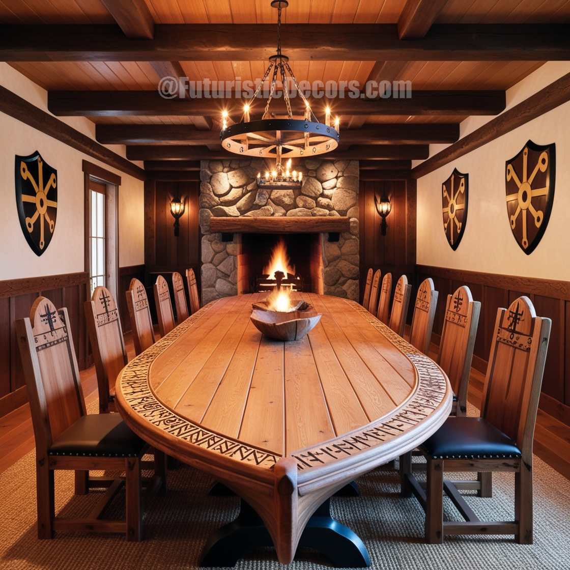 Viking Ship Dining Tables