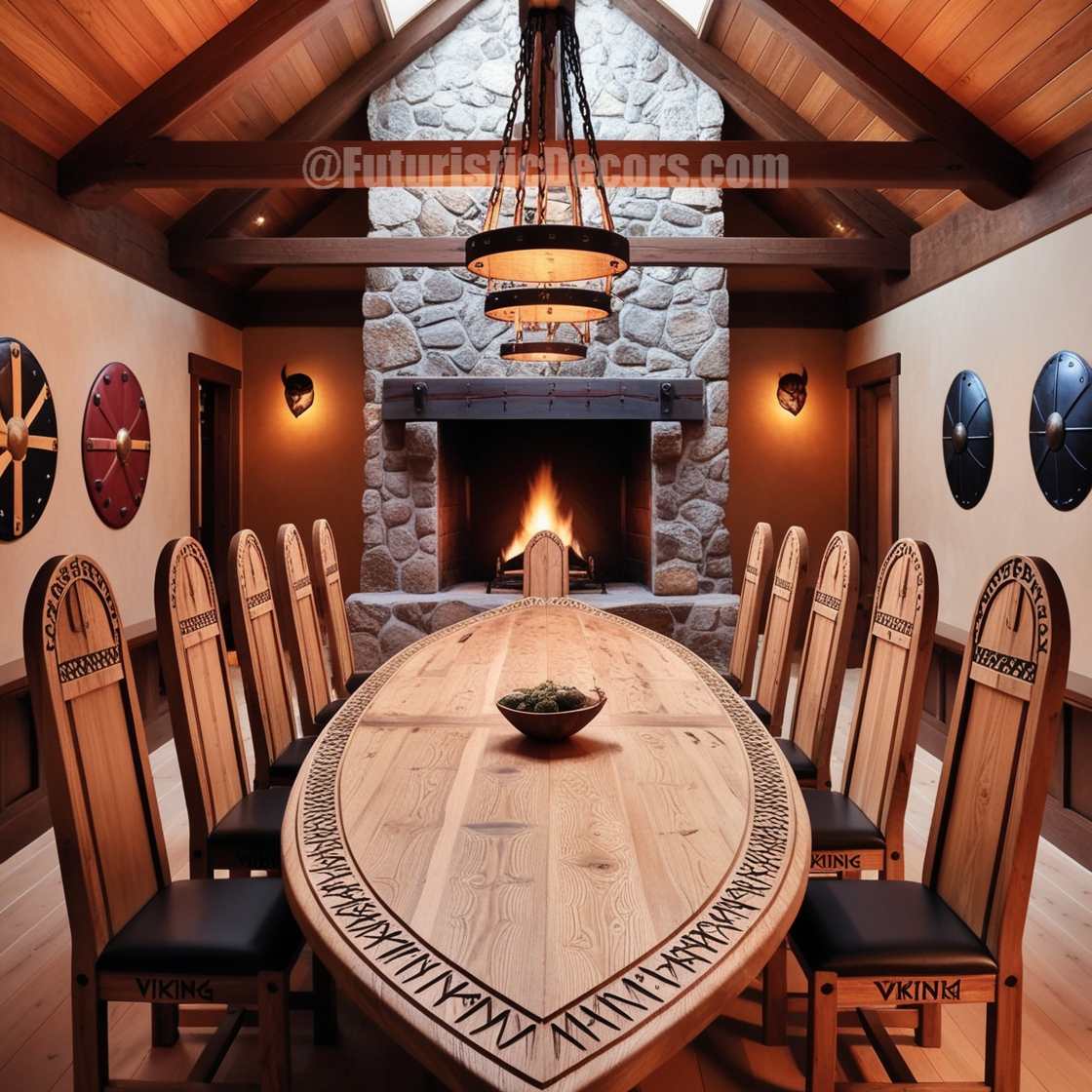 Viking Ship Dining Tables