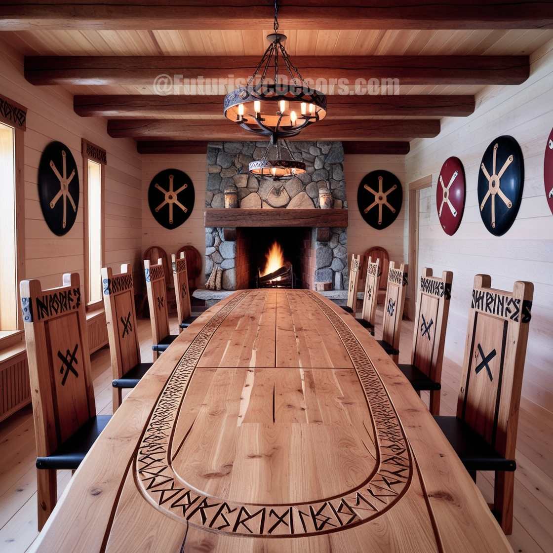 Viking Ship Dining Tables