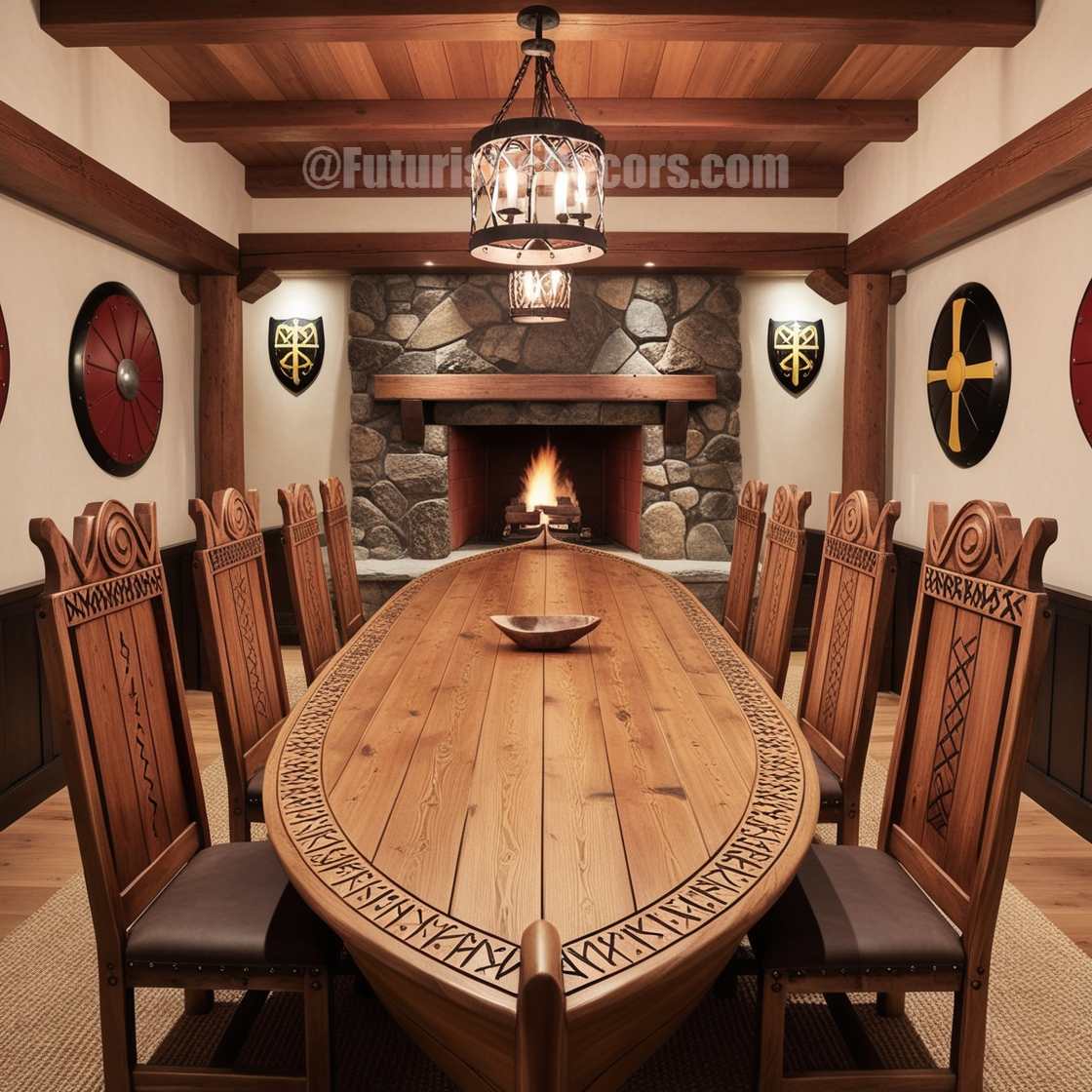 Viking Ship Dining Tables