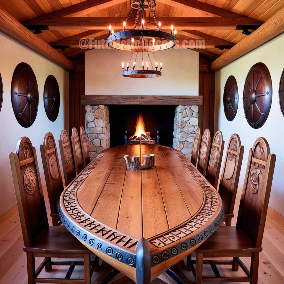 Viking Ship Dining Tables