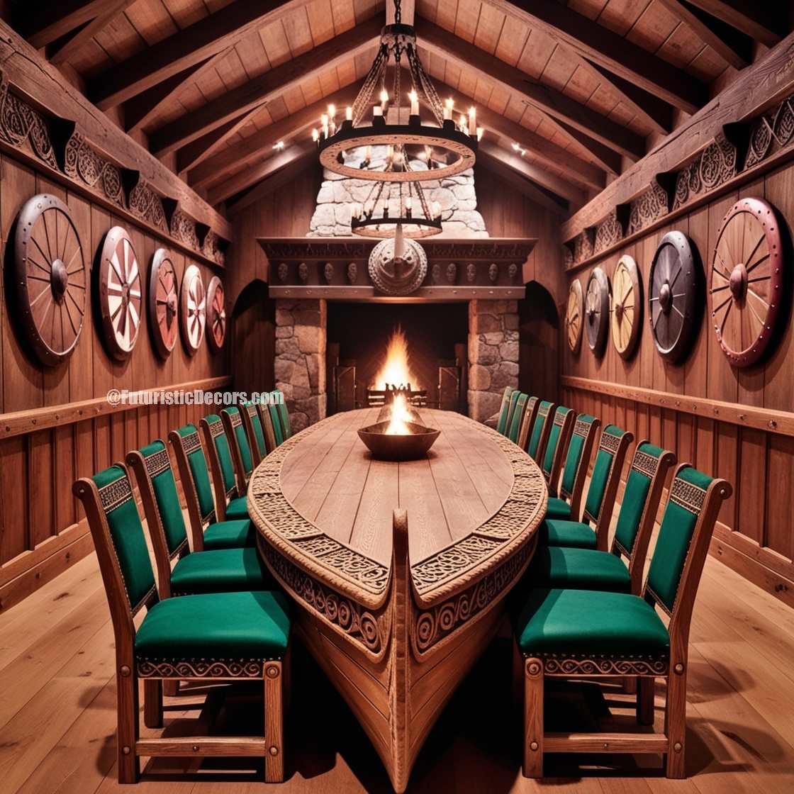 Viking Ship Dining Table