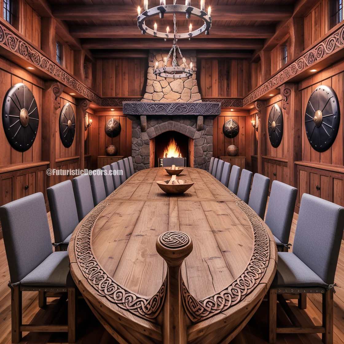 Viking Ship Dining Table