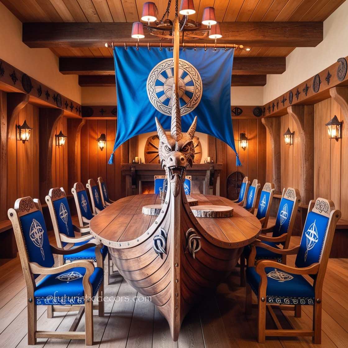 Viking Ship Tables