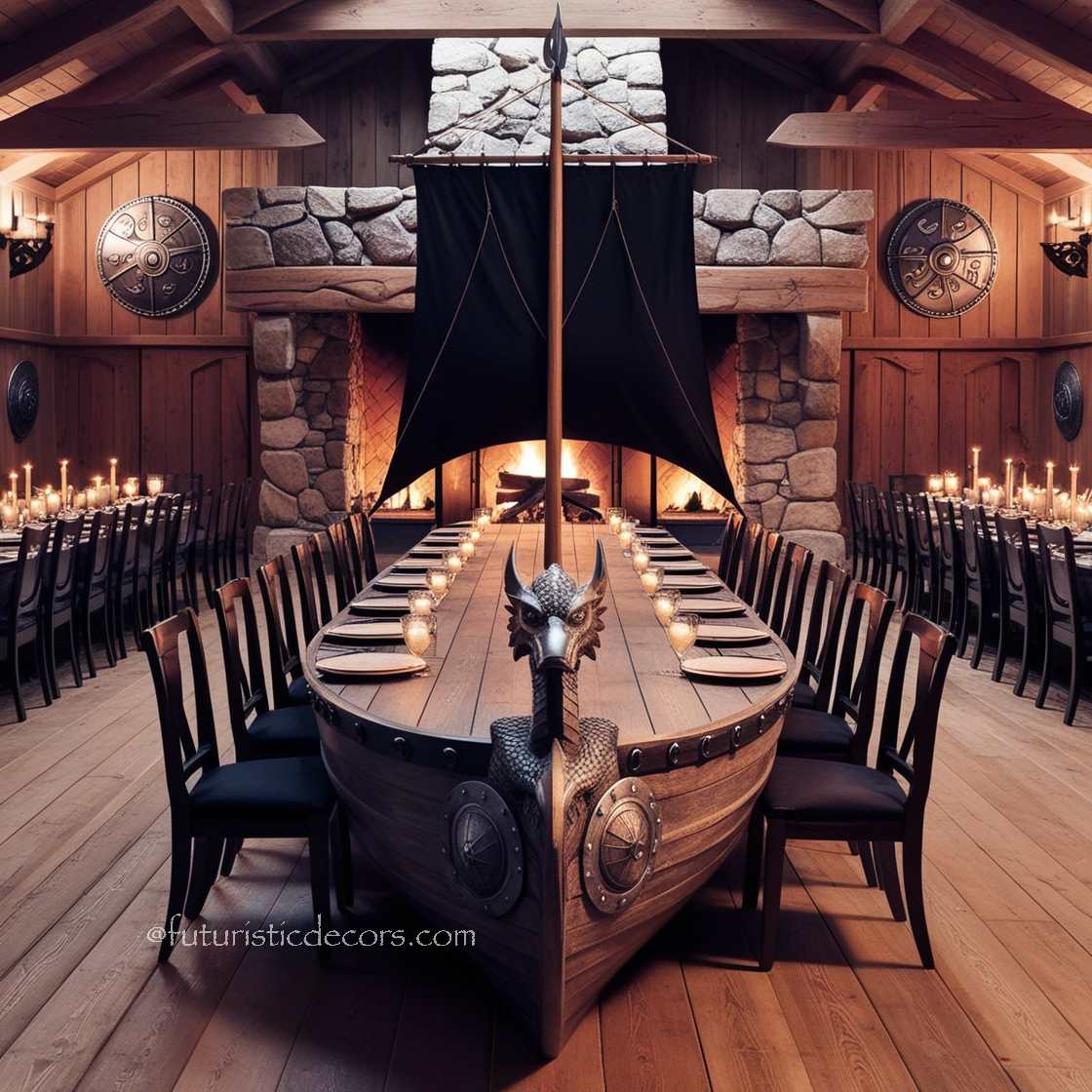 Viking Ship Tables