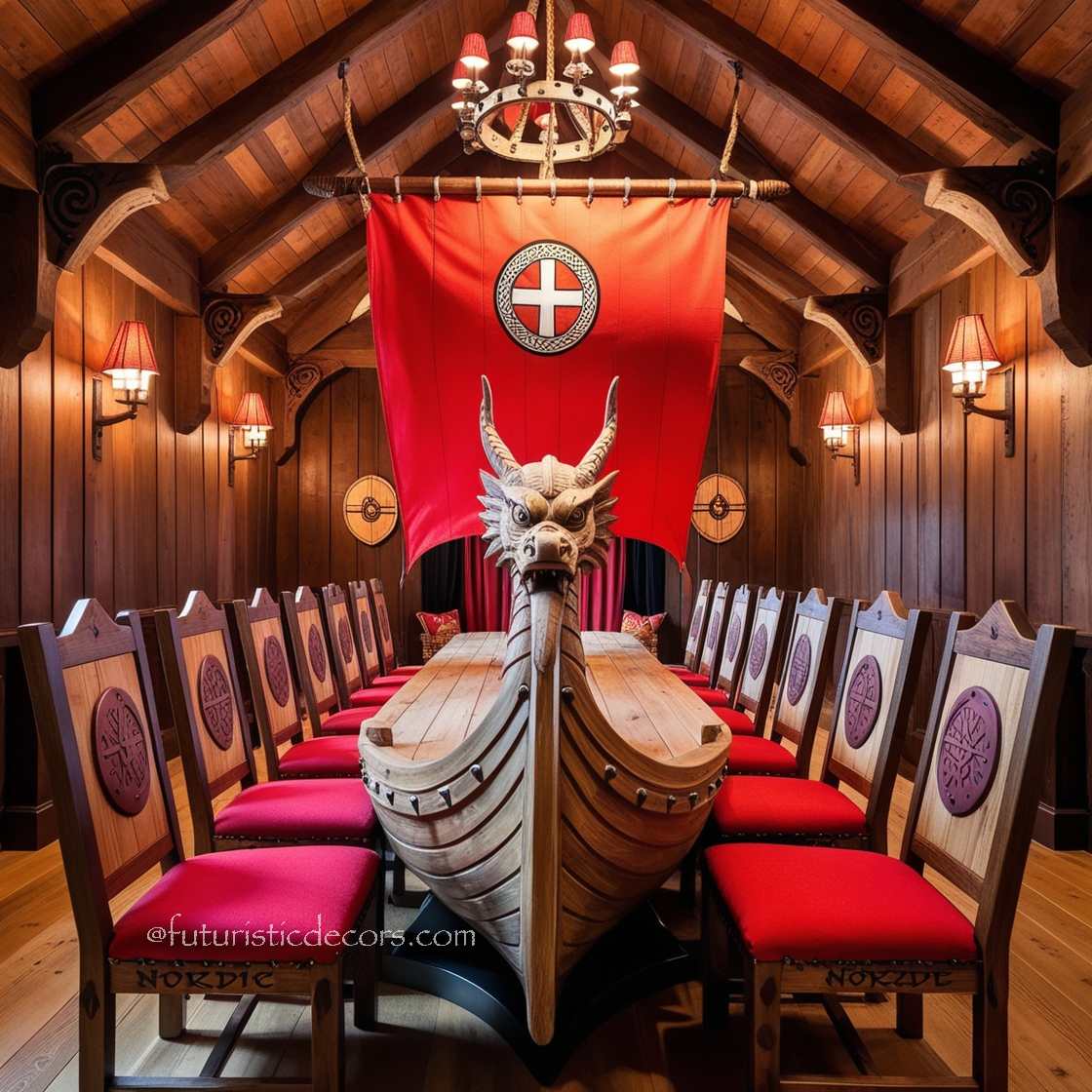 Viking Ship Tables