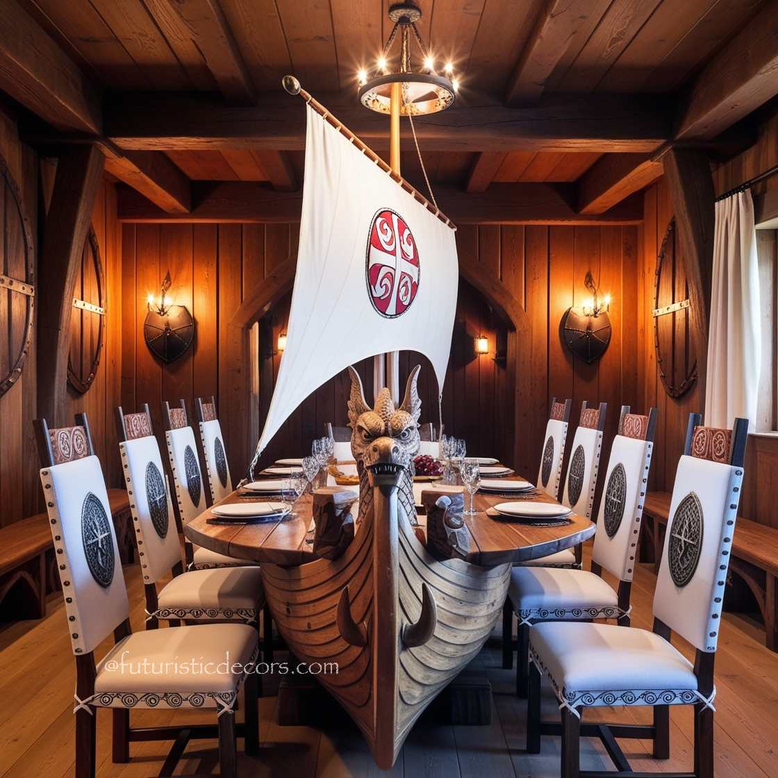 Viking Ship Tables