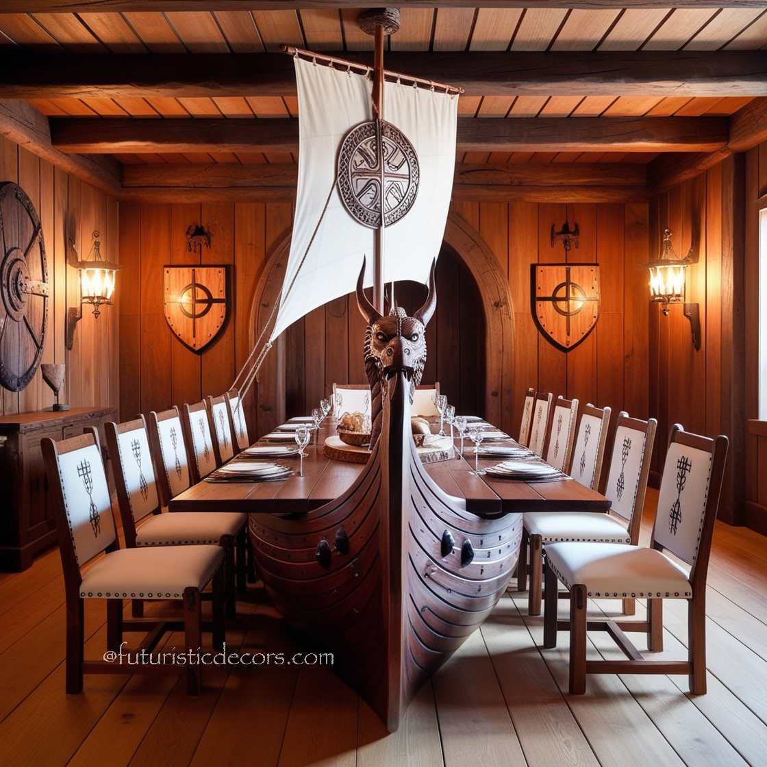 Viking Ship Tables