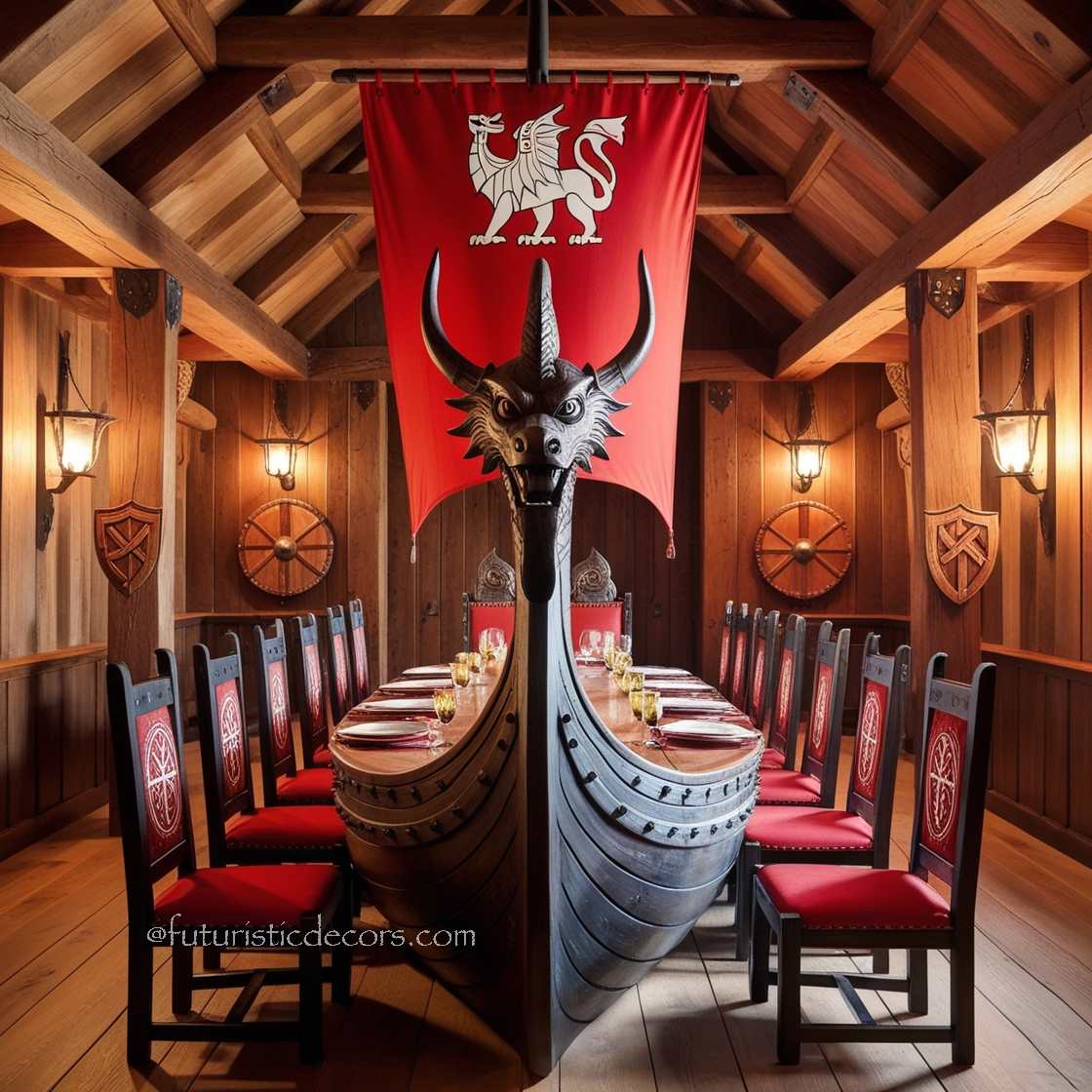 Viking Ship Tables