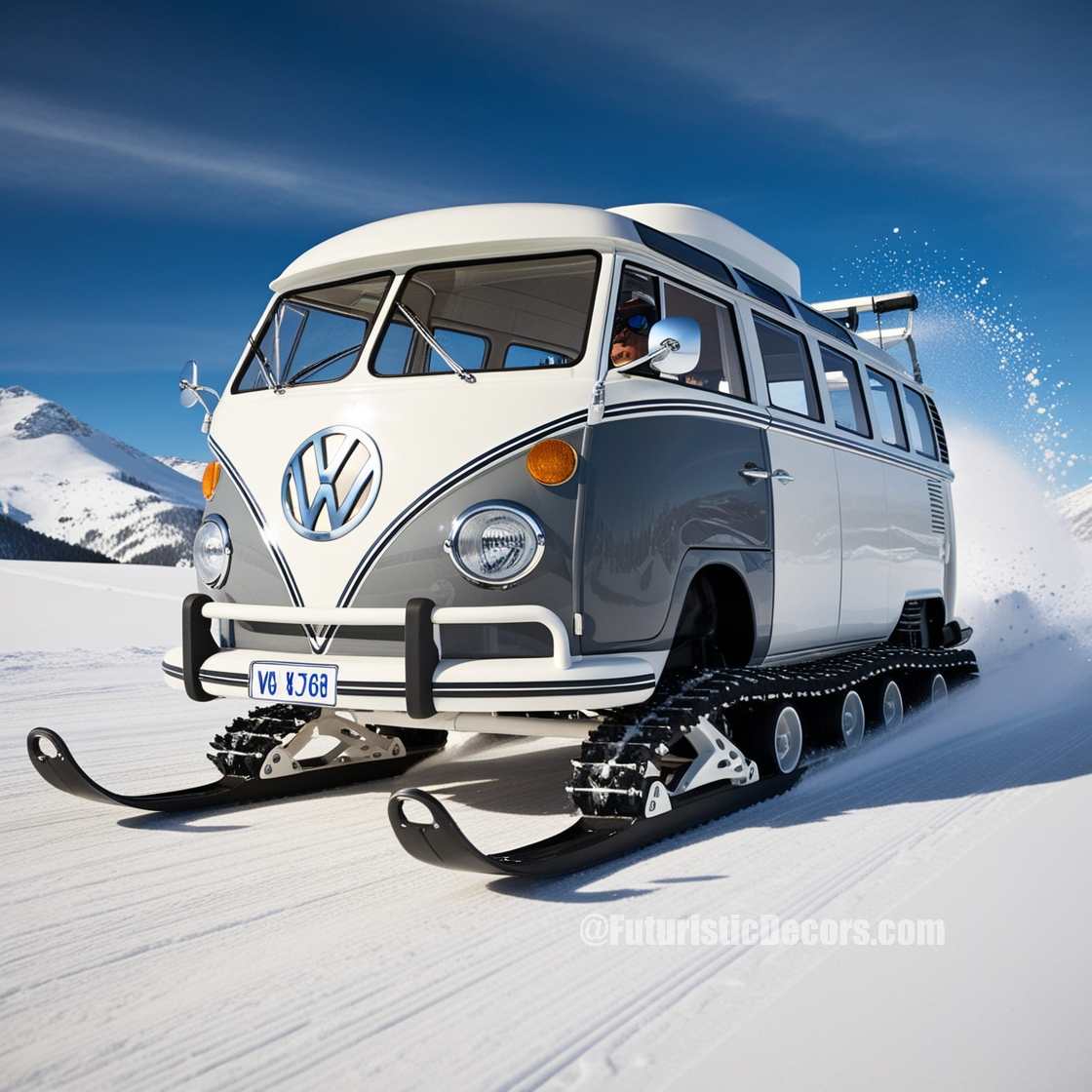 Volkswagen Bus Snowmobiles