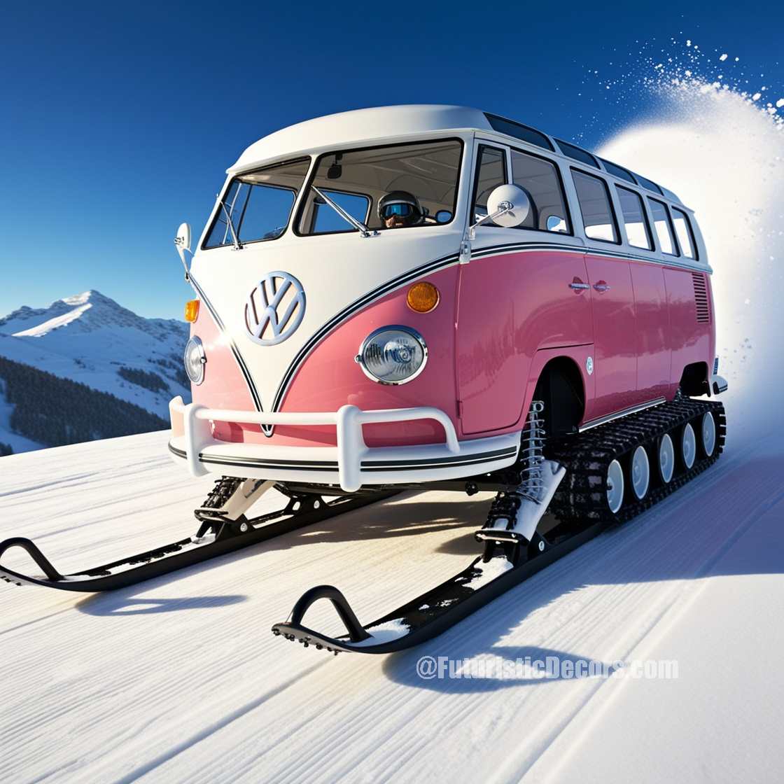 Volkswagen Bus Snowmobiles