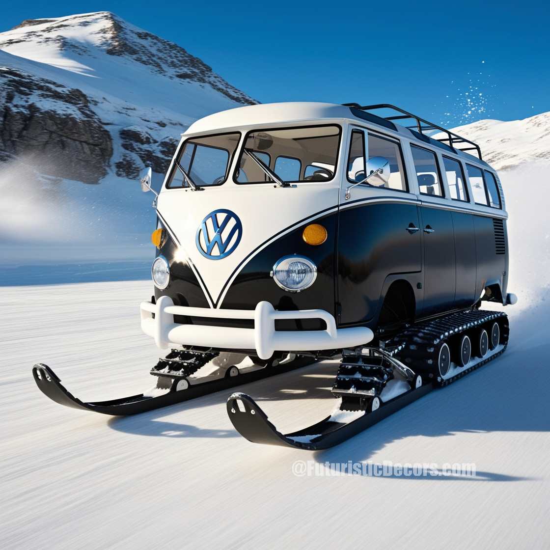 Volkswagen Bus Snowmobiles