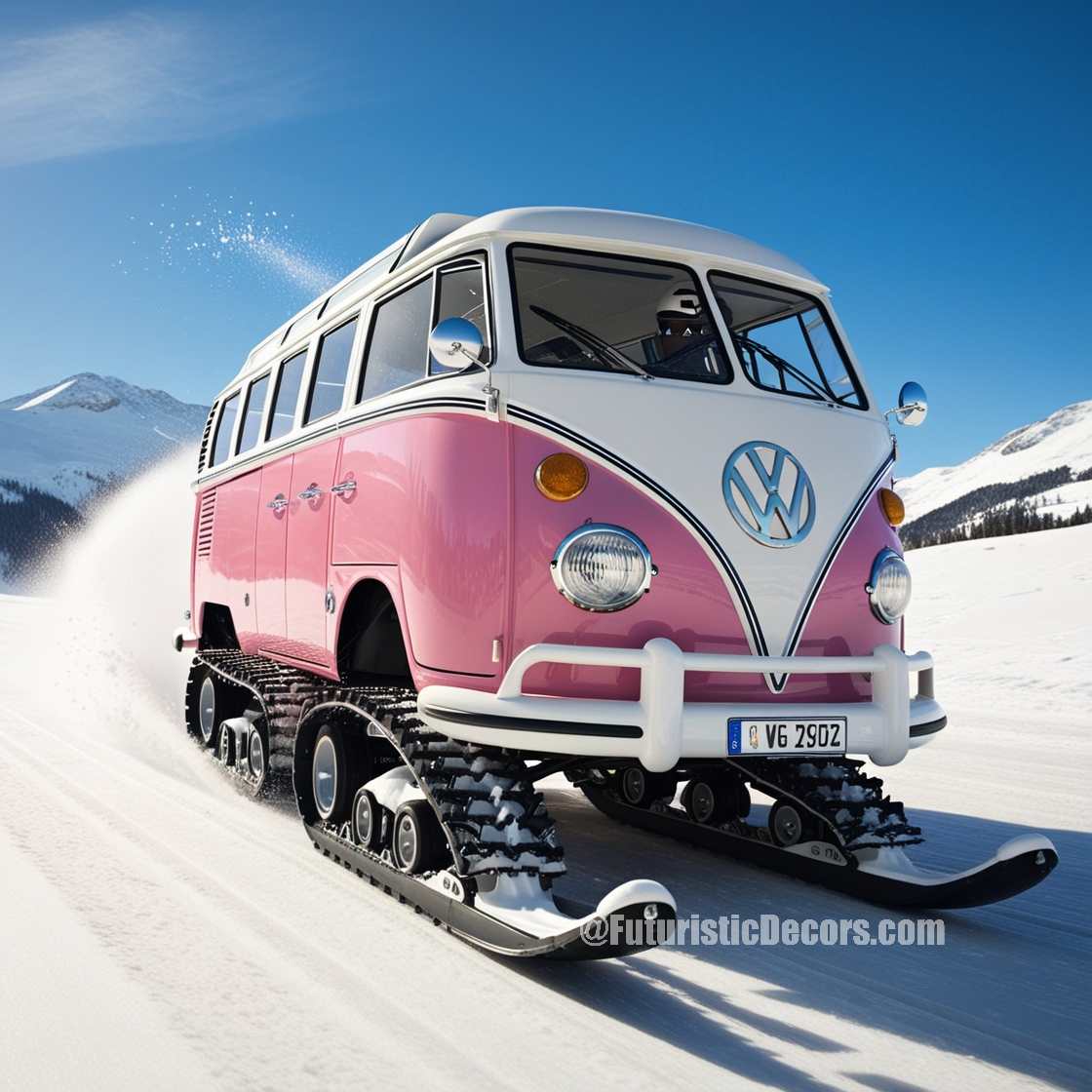 Volkswagen Bus Snowmobiles