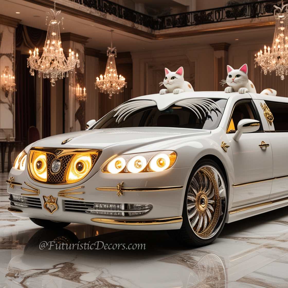 Wedding Limo Cat