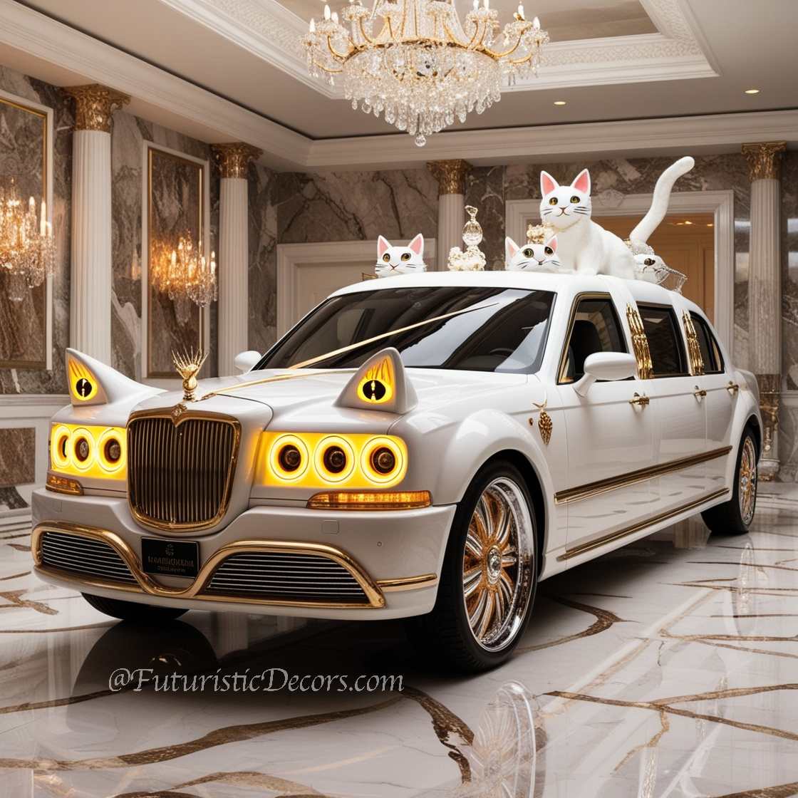 Wedding Limo Cat