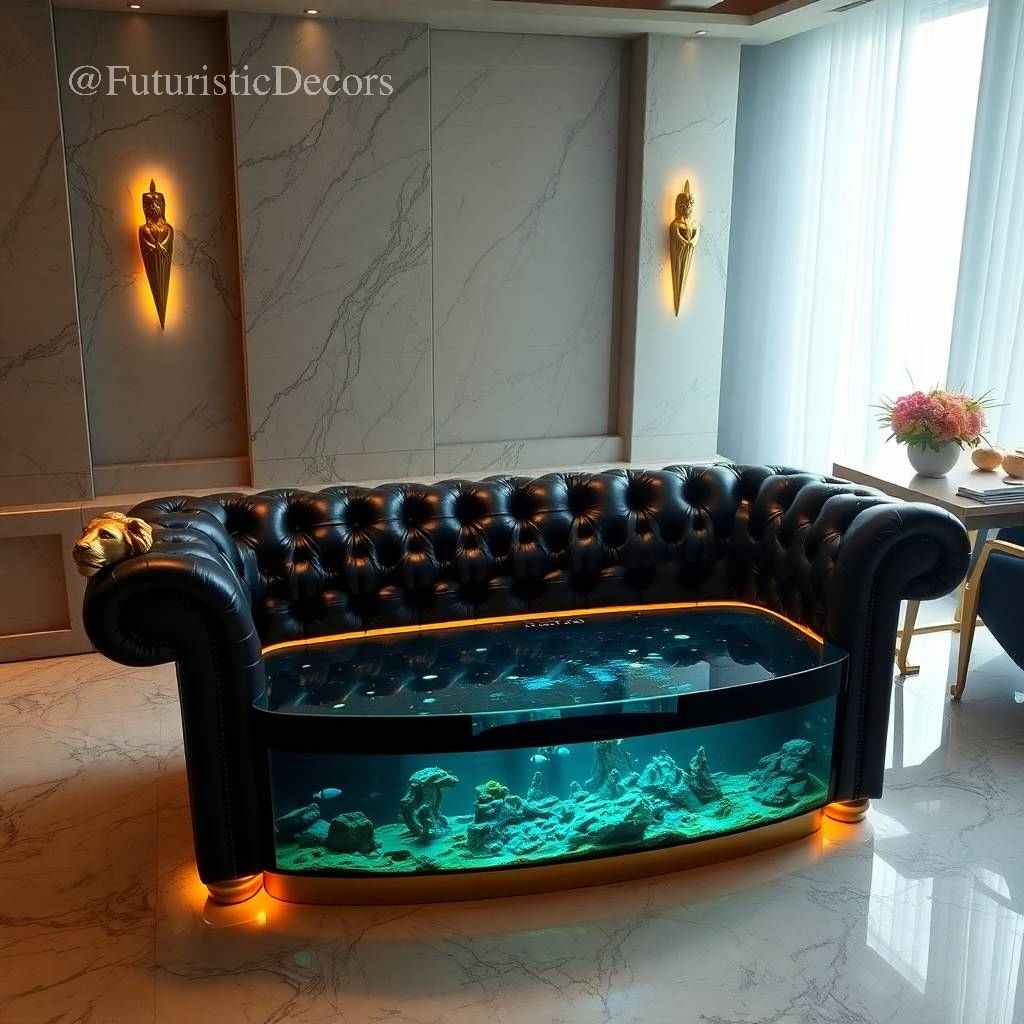 Aquarium inspired Sofa