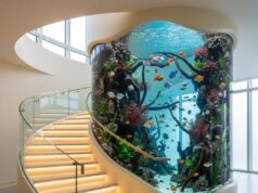 Aquarium Staircase | Space-Saving Curved & Spiral Designs Aquarium Staircase