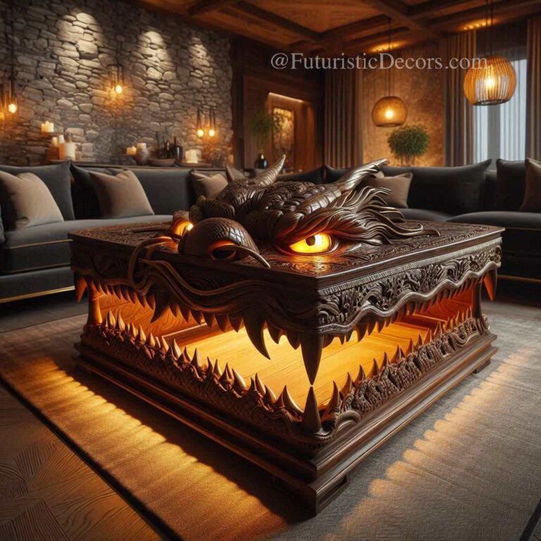 Bring Fantasy to Life with the Spellbinding Dragon Magic Coffee Table