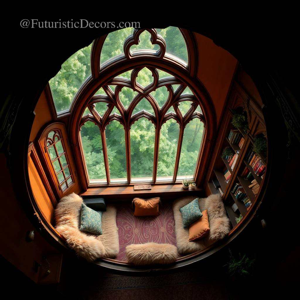 Circular Reading Nooks