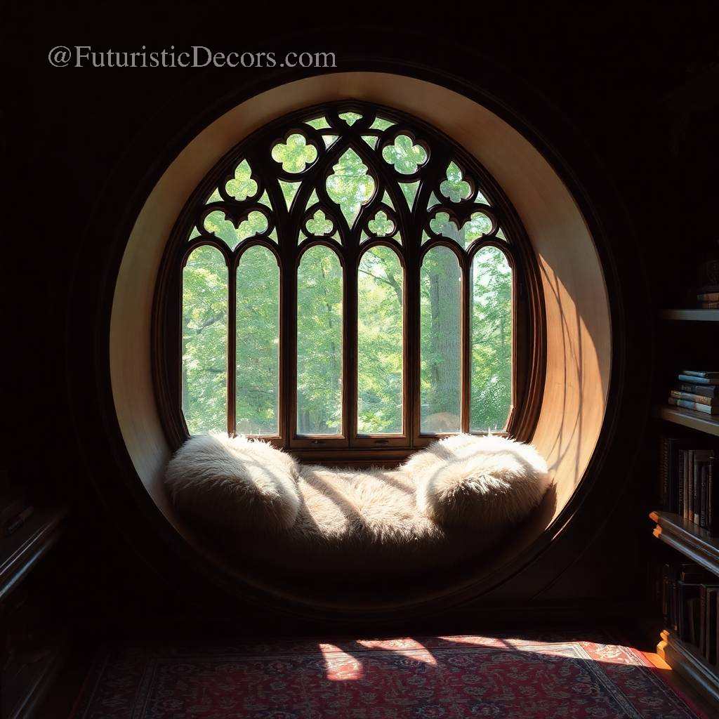 Circular Reading Nooks