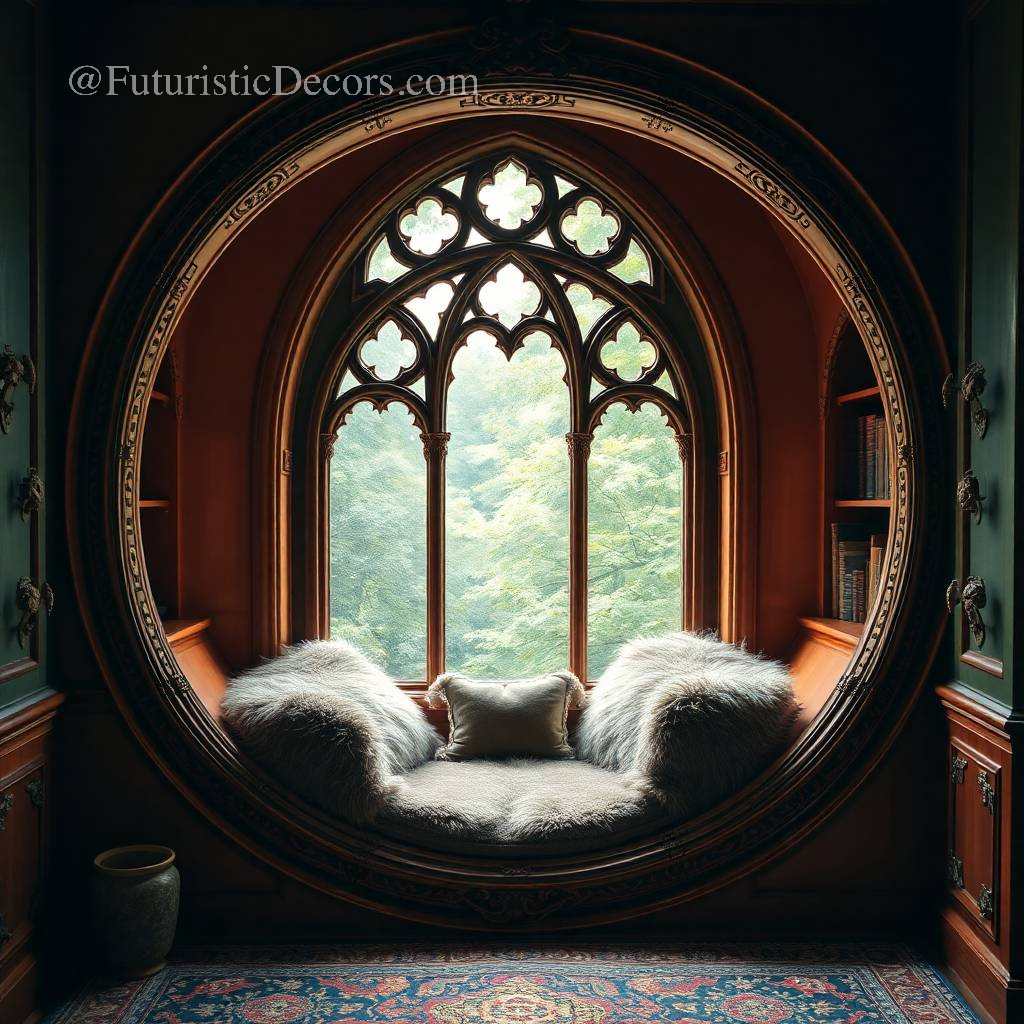 Circular Reading Nooks