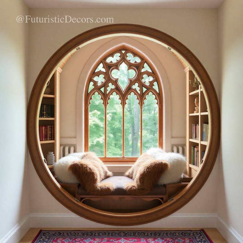 Circular Reading Nooks