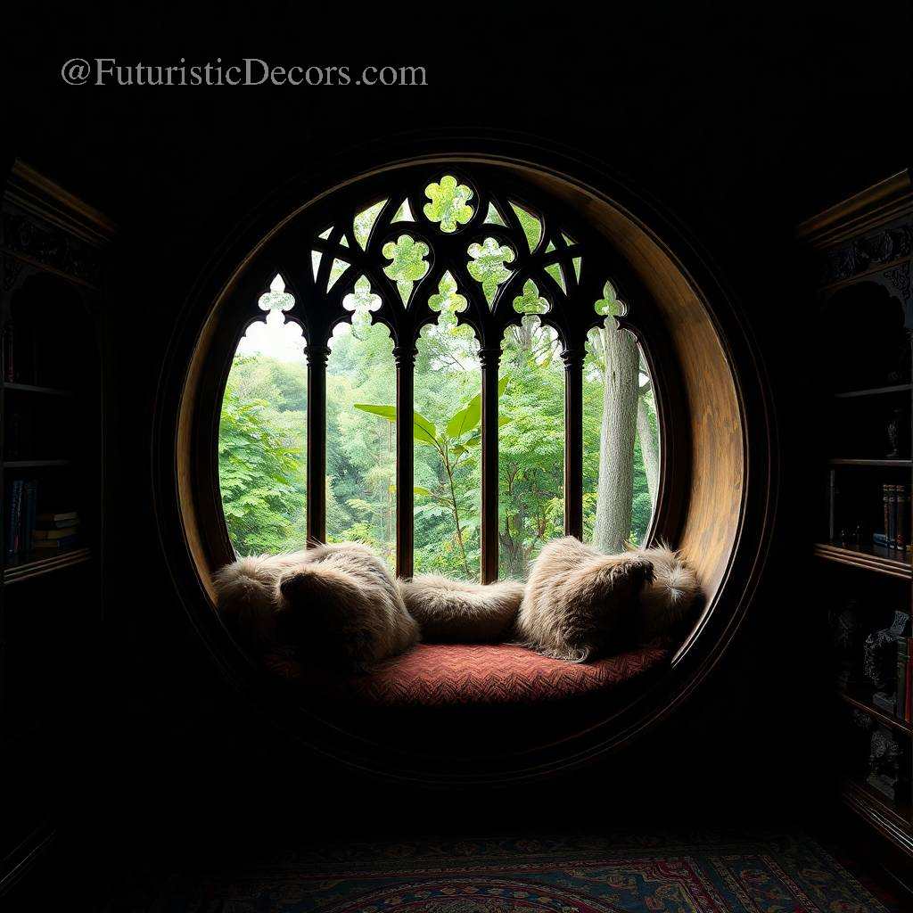 Circular Reading Nooks