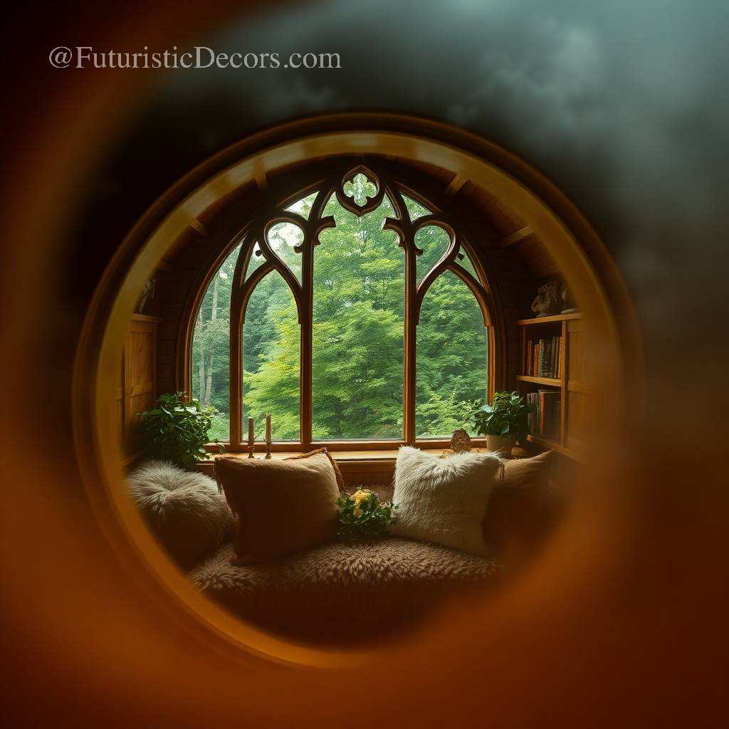 Circular Reading Nooks